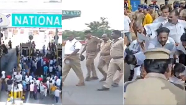 கப்பலூர் சுங்கச்சாவடியை என்ன விலை கொடுத்தாவது நீக்குவோம்.. முற்றுகையிட்ட மக்கள்.. எம்எல்ஏ கைது