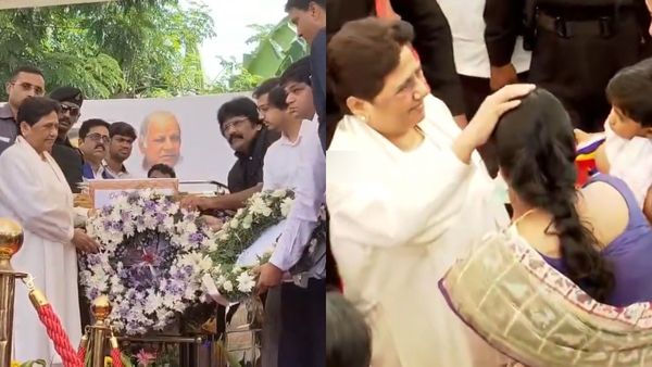 மாயாவதியை பார்த்ததும் கதறி அழுத ஆம்ஸ்ட்ராங்கின் மனைவி.. சென்னைக்கு நேரில் வந்து அஞ்சலி - ஆறுதல்