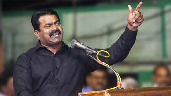 முடிஞ்சா தொட்டுப் பாரு.. கருணாநிதி குறித்து அவதூறு! சவால் விட்ட சீமான்.. கமிஷனர் ஆபிசுக்கு போன புகார்