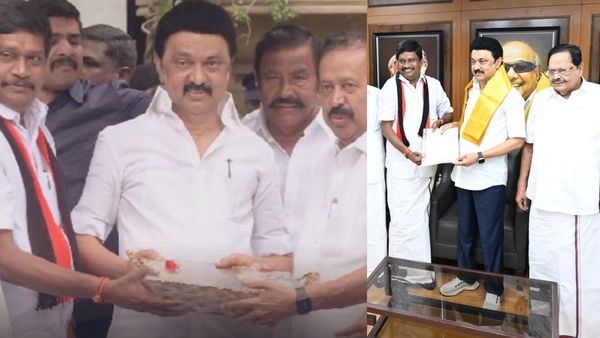 களம் கண்ட முதல் தேர்தலிலேயே பெருவெற்றி பெற்ற அன்னியூர் சிவா.. ஸ்டாலினை சந்தித்து வாழ்த்து பெற்றார்!