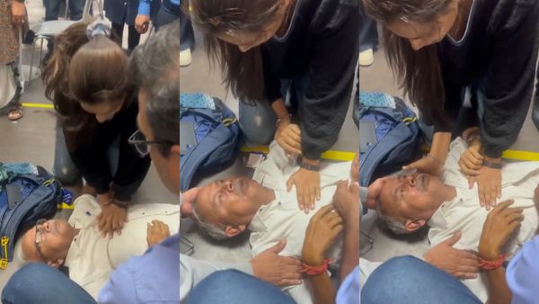 ஏர்போர்ட்டில் திடீர் மாரடைப்பு.. உடனே பெண் டாக்டர் செய்த செயல்! 5 நிமிடத்தில் பிழைத்த முதியவர்