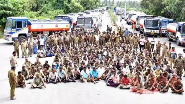 டேங்கர் லாரிகள் திடீர் ஸ்டிரைக்.. சென்னை உள்பட 7 மாவட்டங்களில் பெட்ரோல் - டீசல் தட்டுப்பாடு அச்சம்