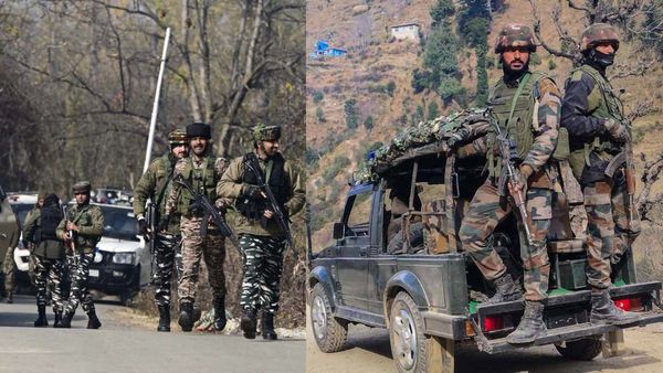 ஜம்மு காஷ்மீரில் ஷாக்.. ராணுவத்தினர் சென்ற வாகனம் மீது பயங்கரவாதிகள் தாக்குதல்! 4 வீரர்கள் பலி