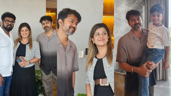 நடிகை ரம்பா குடும்பத்தை சந்தித்த விஜய்... வாழ்த்துக்களோடு அவரே வெளியிட்ட போஸ்ட்.. இதை கவனிச்சீங்களா?