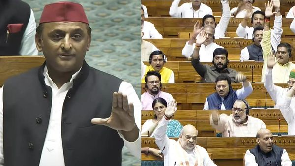 பாரதிய ஜனதாவுக்கு பதில்.. பாரதிய ஜமீன் கட்சினு மாதிக்கோங்க! லோக்சபாவில் விளாசி தள்ளிய அகிலேஷ் யாதவ்