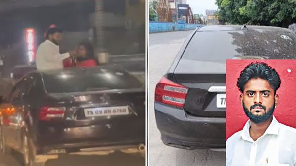 பல்லாவரம்-துரைப்பாக்கம் ரேடியல் சாலையில்.. திறந்தவெளி காரில் காதல் ஜோடி செய்த வேலை.. இளைஞர் கைது
