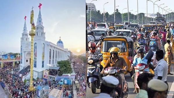 வேளாங்கண்ணி ஆலய பெருவிழா.. பெசண்ட் நகர் பக்கம் மாற்றப்பட்ட போக்குவரத்து.. இந்த பக்கம் போகாதீங்க!