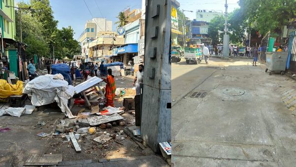 சென்னை தியாகராய நகரில் பல வருட ஆக்கிரமிப்புகள் அதிரடியாக அகற்றம்.. அடியோடு மாறிய தெருக்கள்