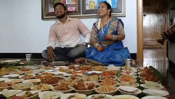 ஆந்திராவில் ஆடி அட்டகாசம்! மருமகனுக்கு 100 வகையான உணவுகளை பரிமாறிய மாமியார்! இன்னைக்கு ஒரு புடி!