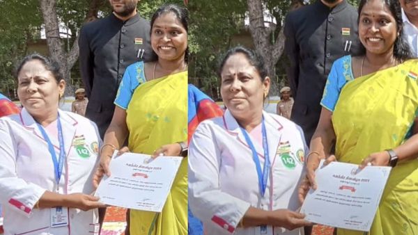 தஞ்சை ஷீலா.. வீடியோவில் தோன்றிய பட்டுக்கோட்டை நர்ஸ் ஷீலா.. தஞ்சாவூர் கலெக்டரிடம் அவார்டு வாங்கினாரே?