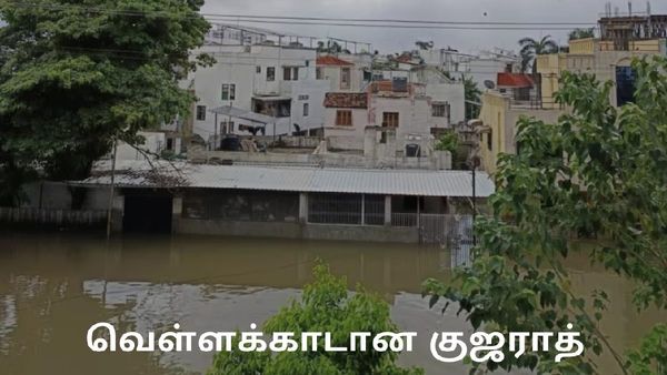 வெள்ளக்காடான குஜராத்.. கொட்டி தீர்த்த கனமழையால் திரும்பும் பக்கம் எல்லாம் வெள்ளம்! 35 பேர் பலி