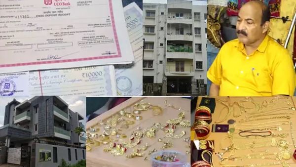 குவியல் குவியலாக தங்கம்.. 45 வீட்டு மனை,  2 சொகுசு வீடு..  கோடிகளை குவித்த அரசு ஊழியர் 