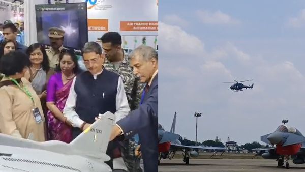 வானில் வர்ணஜாலம் காட்டிய வீரர்கள்..நடுவானில் சாகசம் செய்த சுக்கோய்! புல்லரித்து நின்ற பார்வையாளர்கள்