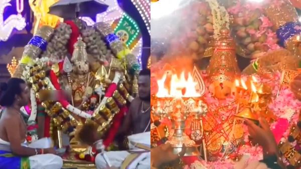  நூறுமுகம் காட்டுதம்மா ஆறுமுகம் இங்கு..திருச்செந்தூரில் ஆவணி திருவிழா! வெட்டிவேர் சப்பரத்தில் முருகன்