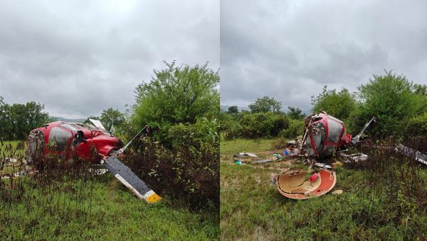 புனேவில் விபத்தில் சிக்கிய தனியார் ஹெலிகாப்டர்! விமானி காயம்.. 3 பேர் பத்திரமாக மீட்பு