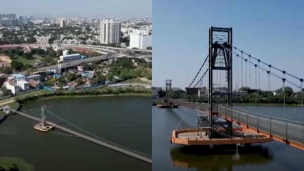 சிங்கப்பூரா? இது வில்லிவாக்கமா? ஆகாயத்தில் மிதக்கும் கண்ணாடி பாலம்! வேற லெவல்!