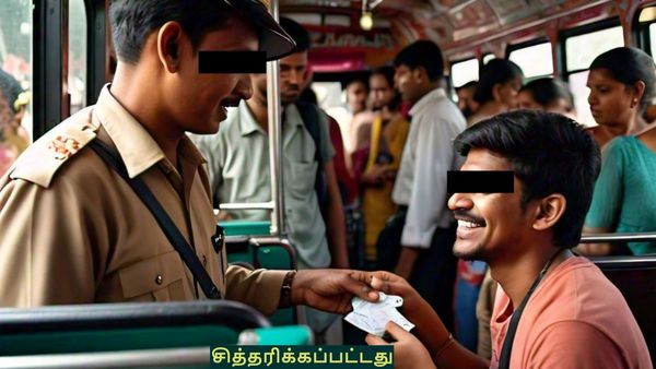 எப்படி சிக்கியிருக்காரு பாருங்க.. அரசுப் பேருந்தில் டிக்கெட் வாங்காமல் அடாவடி.. கடைசியில் நடந்த ட்விஸ்ட்