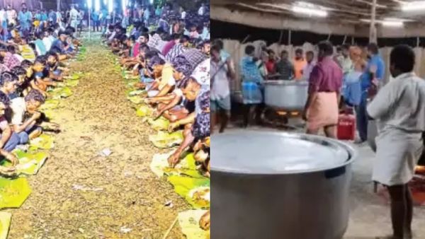 கிடாகறி விருந்து.. மலை போல குவிந்த மட்டன் சோறு.. திண்டுக்கல்லில் ஆண்கள் மட்டுமே பங்கேற்ற திருவிழா