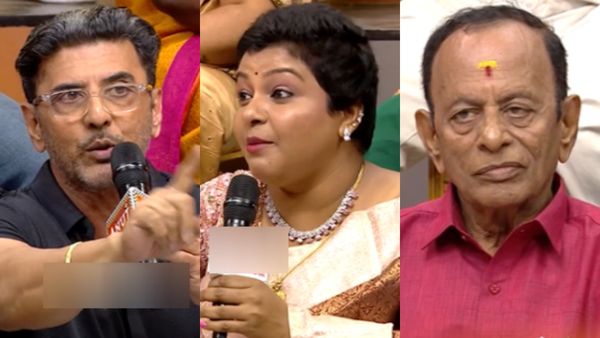 நடிகை சந்தியாவுடன் வாக்குவாதத்தில் ஈடுபட்ட பப்லு.. நிகழ்ச்சியில் இருந்து வெளியேறிய நடிகர் அனு மோகன்