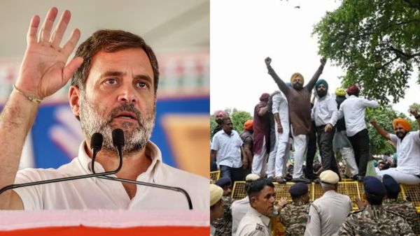 சோனியா காந்தி வீட்டுக்கு முன்பாக குவிந்த சீக்கியர்கள்.. ராகுல் காந்திக்கு எதிராக போராட்டம்