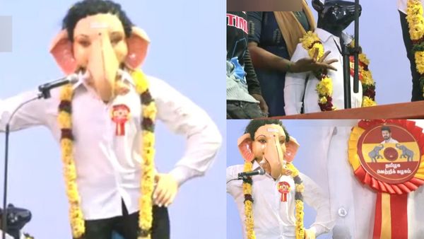 சென்னைக்கு வந்த வித்தியாசமான விநாயகர்! பக்கத்துல யாரு? அணிலா, எலியா?