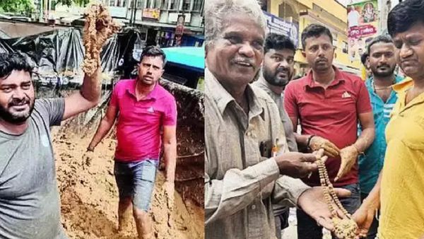 போச்சே...போச்சே.. விநாயகர் சிலையுடன் தங்க செயினையும் தண்ணீரில் கரைத்த பெங்களூர் தம்பதி