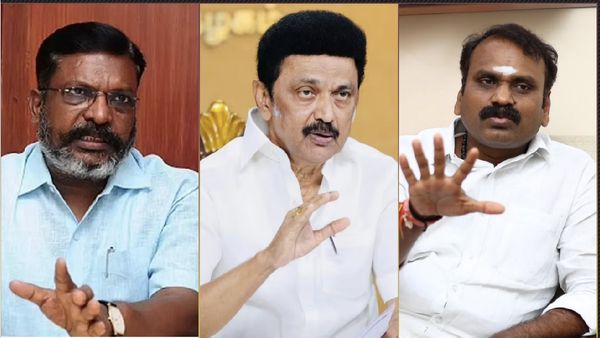 திமுகவை மிரட்டுறீங்களா திருமா.. ட்விஸ்ட் செய்யும் எல்.முருகன்