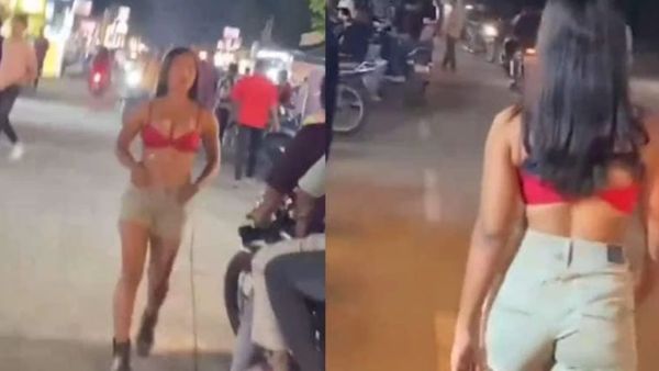 பிச்சி தின்ற ஆபாசம்.. இத்துனூண்டு டிரஸ்ஸில் சாலையில் பெண்.. ஆடிப்போன மக்கள்.. அடுத்து நடந்ததை பாருங்க