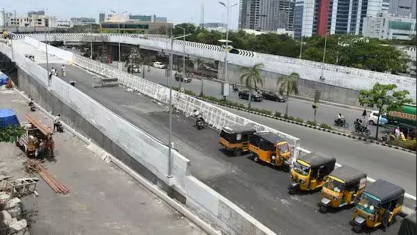 சூப்பரா மாறுது! திருவான்மியூர் டைடல் பார்க் சாலை! ரெடியானது புதிய யூ டர்ன் பாலம்.. வெளிவந்த அப்டேட்