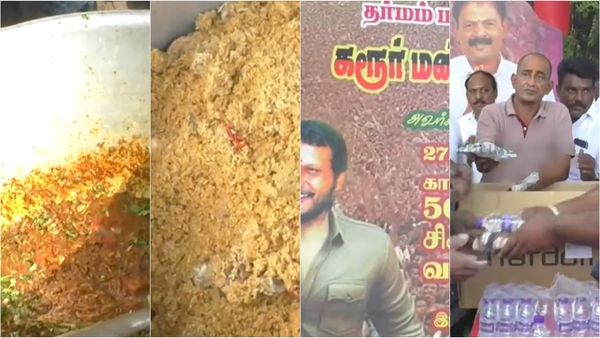 கரூரில் அண்டா அண்டாவாக கறி.. செந்தில் பாலாஜி படத்துக்கு பால் அபிஷேகம்.. சிக்கன் பிரியாணி விருந்து