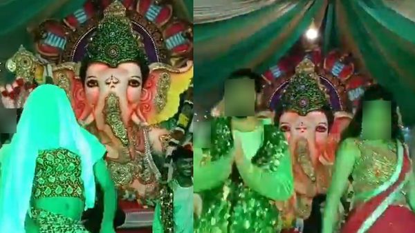 விநாயகர் சதுர்த்தி.. பிள்ளையார் சிலை முன்பு ஆபாச டான்ஸ் ஆடிய இளம்பெண்கள்! பக்தர்கள் ஷாக்