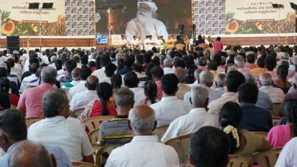 அரசு செய்ய வேண்டியதை ஈஷா செய்கிறது! 'ஈஷா காவேரி கூக்குரல்' கருத்தரங்கில் அமைச்சர் சாமிநாதன் புகழாரம்