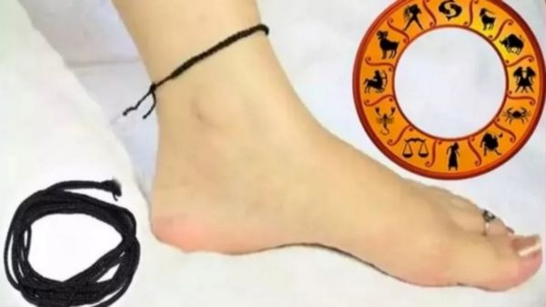 காலில் கருப்பு கயிறு அணிய கூடாதாமே? சிவப்பு நிற கயிற்றுடன்.. கறுப்பு கயிறையும் அணியலாமா? அடேங்கப்பா