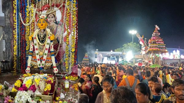 திண்டுக்கல் அகரம் திருவிழா.. கோவில் வளாகத்தில் மட்டும் கொட்டிய மழை... நள்ளிரவிலும் பக்தர்கள் பரவசம்! 