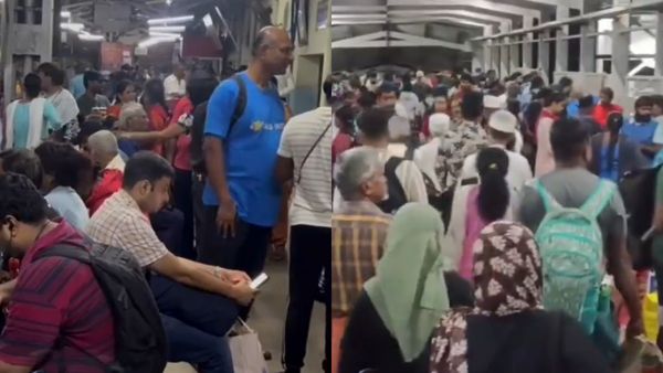 ஆவடி ரயில் நிலையத்தில் ஒரே நேரத்தில் மொத்தமாக குவிந்த சென்னை மக்கள்.. நள்ளிரவில் அவதி