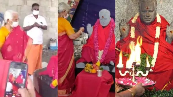 பூரித்த மேல்மருவத்தூர்.. பங்காரு அடிகளாரை மாமல்லபுரத்தில் பார்த்தீங்களா? செவ்வாடை சித்தரால் பரவசம்