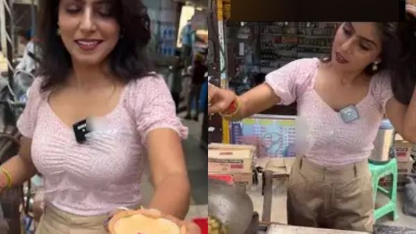 ஒரு ரோஜாவே ரோஜா டீ போட்டு தருகிறதே! இணையத்தை கலக்கும் ’மாடல் சாய் வாலி’ தோழி! கடை எங்கப்பா இருக்கு?!