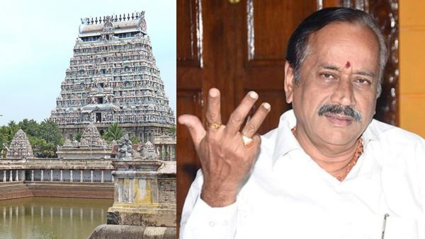 எங்க அப்பா பி.டி. டீச்சர்.. கோயிலில் கிரிக்கெட் விளையாடினா என்ன தப்பு? - ஹெச் ராஜா பரபரப்பு