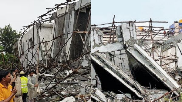 கண்ணிமைக்கும் நேரத்தில் நொறுங்கிய அப்பார்ட்மென்ட்.. பெங்களூரில் கனமழையால் கட்டிடம் இடிந்து 4 பேர் பலி