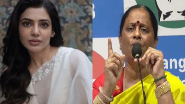 சமந்தாவுக்கு வந்த கோபம்! என் விவாகரத்துக்கு கேசிஆர் மகன் தான் காரணமா? பெண் அமைச்சரை மீது ‛அட்டாக்’