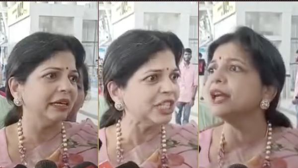 அரசியல் மாநாட்டுக்கு அத்தனை கேள்விகள் கேட்குறீங்களே? மெரினாவில் என்ன செய்திருக்கீங்க? சவுமியா