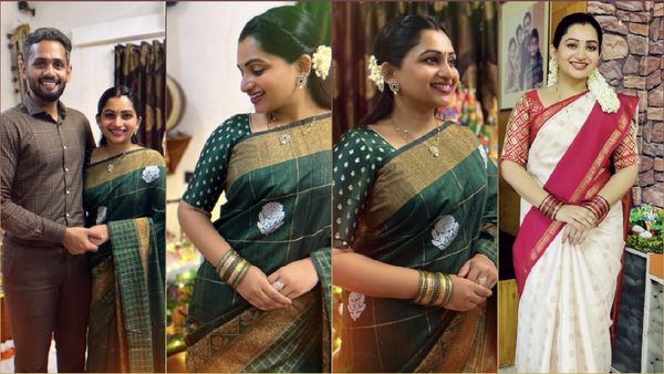 கை நிறைய கண்ணாடி வளையல்.. ரசிகர்களிடம் மகிழ்ச்சியை பகிர்ந்த தமிழும் சரஸ்வதியும் சீரியல் நடிகை