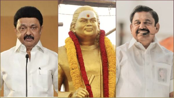 பசும்பொன்னில் ஸ்டாலின் - எடப்பாடி.. முத்துராமலிங்க தேவர் நினைவிடத்தில் நேரில் மரியாதை