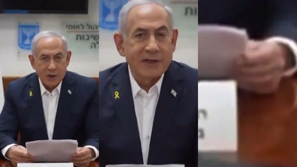 இஸ்ரேலை ஓடவிட்ட ஈரான் - லெபனான் டீம்! நெதன்யாகுவிற்கு பேசும் போதே.. கைகள் நடுங்குது பாருங்க! வீடியோ