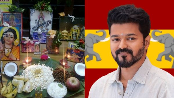 விநாயகர் சதுர்த்திக்குதான் சொல்லல.. ஆயுத பூஜைக்கு சொல்லிட்டாரு.. தவெக தலைவர் விஜய் வாழ்த்து