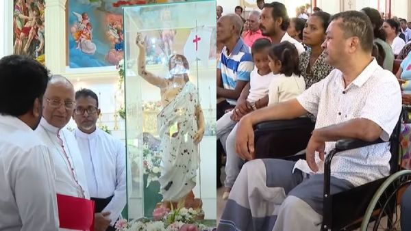 ரத்தம் படிந்த ஏசு சிலை.. ஈஸ்டர் குண்டு வெடிப்பு நினைவு இருக்கா? அநுரவை பார்த்து கண்ணீர் வடித்த மக்கள்