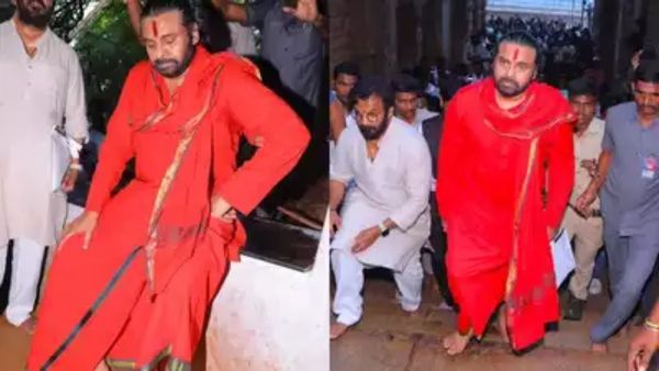 மூச்சு விட முடியல.. வியர்த்துக் கொட்ட.. தள்ளாடி நடந்து சென்ற பவன் கல்யாண்.. திருப்பதியில் பரபரப்பு!