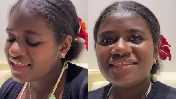 இதுதான் நம்ம தமிழ்.. அட்சரசுத்தி பிசகாமல் பாட்டு பாடி அசத்திய ஆப்பிரிக்க பெண்..சொக்கி விழுந்த இணையம்