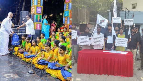 சஷ்டி சர்ச்சை..மதத்தை மாணவர்களிடம் திணிப்பதா? சேகர்பாபுவுக்கு எதிராக கொளத்தூர் மணி திவிக போராட்டம்!