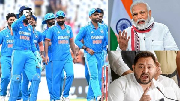 பாகிஸ்தானில் மோடி பிரியாணி சாப்பிடும்போது.. இந்தியா அங்கு விளையாடக்கூடாதா? தேஜஸ்வி யாதவ் கேள்வி 